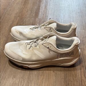 Hoka Men's Cream Athletic Shoes